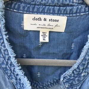 Knee length chambray dress